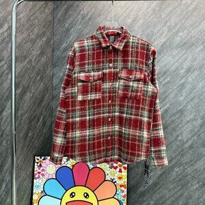 Chrome Hearts Guppy embroidered checkered shirt